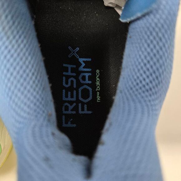 NEW BALANCE FRESH FOAM LAV V2 BLACK HERITAGE BLUE SAMPLE TENNIS SHOE MENS 10 - Picture 5 of 10